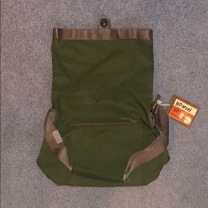 Army green nylon Messenger bag - Never worn